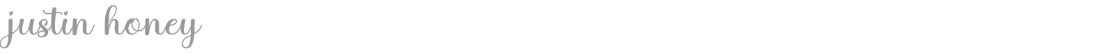 Justin Honey font preview